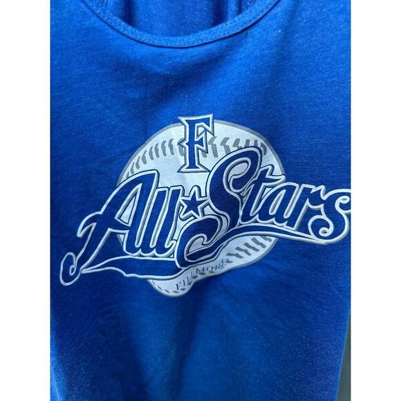 ALL STARS Fill More Baseball on Cotton Heritage Tank Top Size L - Picture 4 of 4